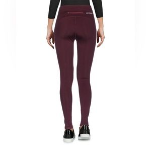 Ivy Park Leggings Maroon Size XS Logo Waistband Beyoncé